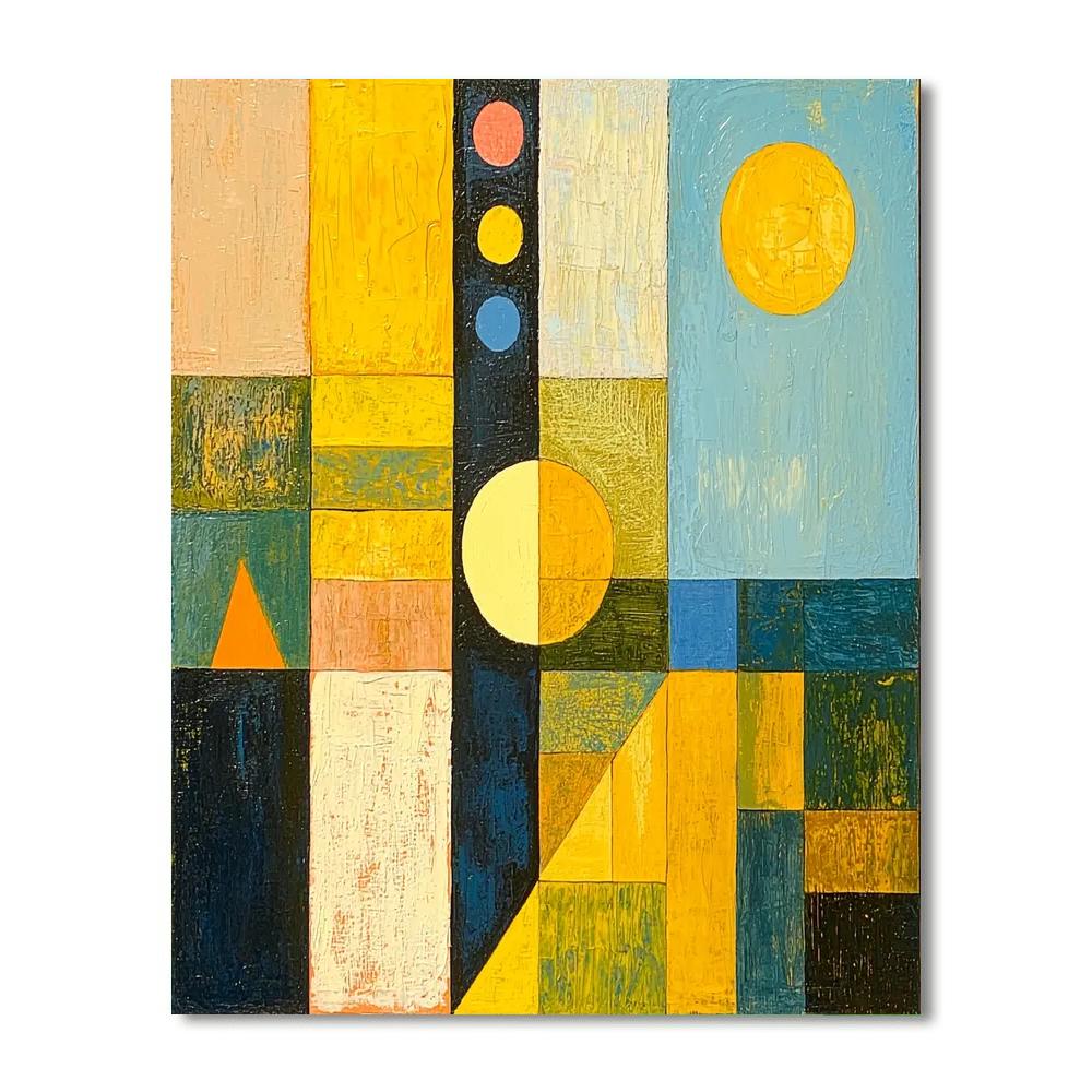 Paul Klee Inspired Rhythm Of Whimsy  Paint By Number