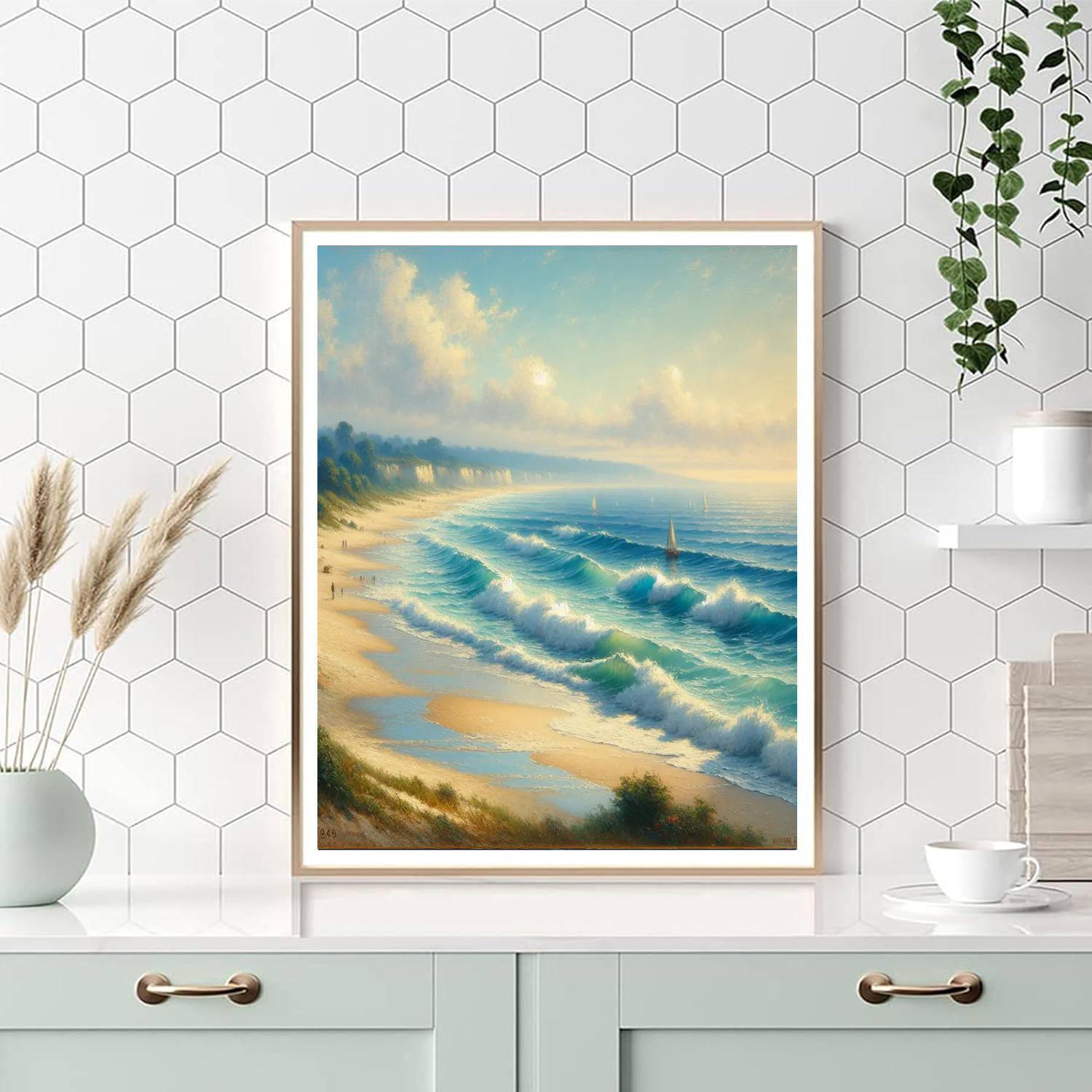 Coastal Escape Serenity Numbered Painting Kits