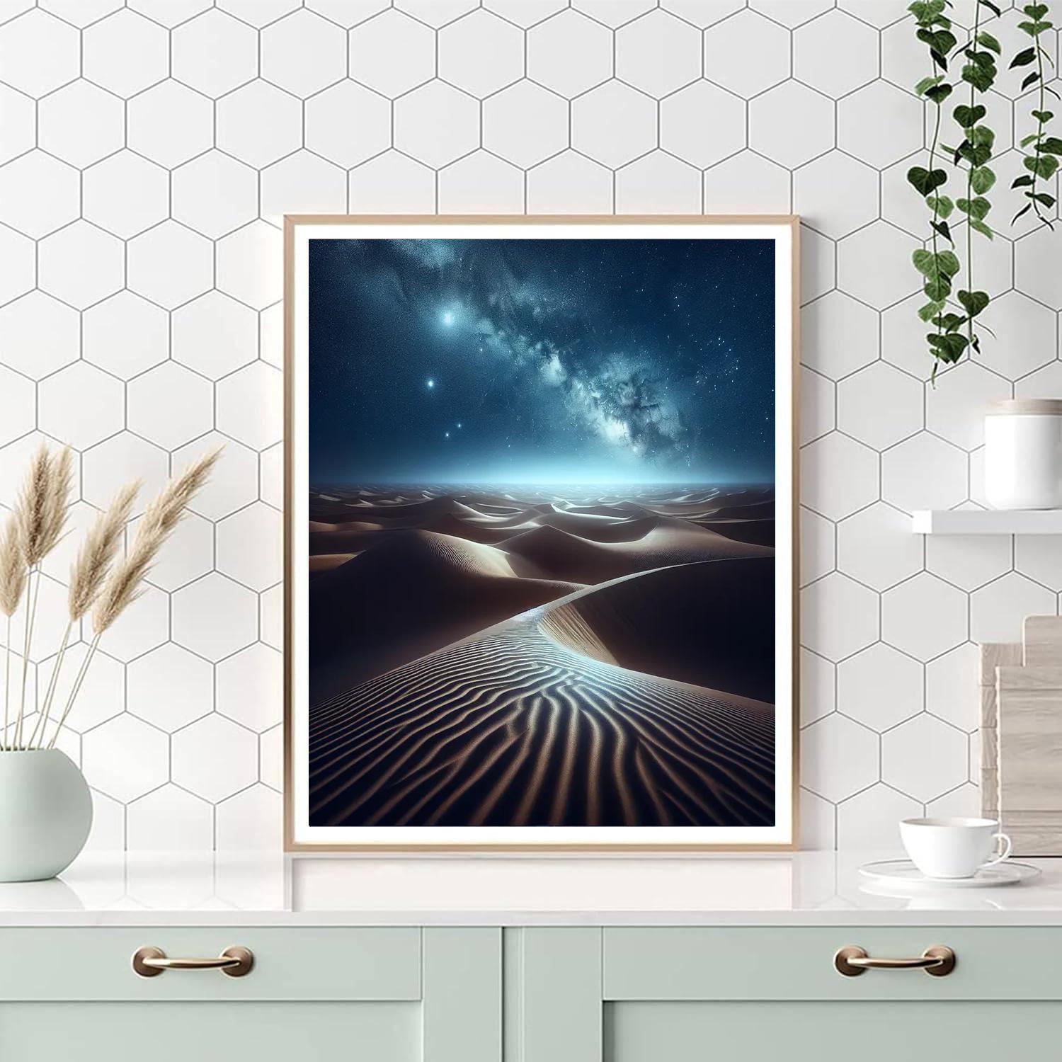 Mystic Desert Night Paint By Color