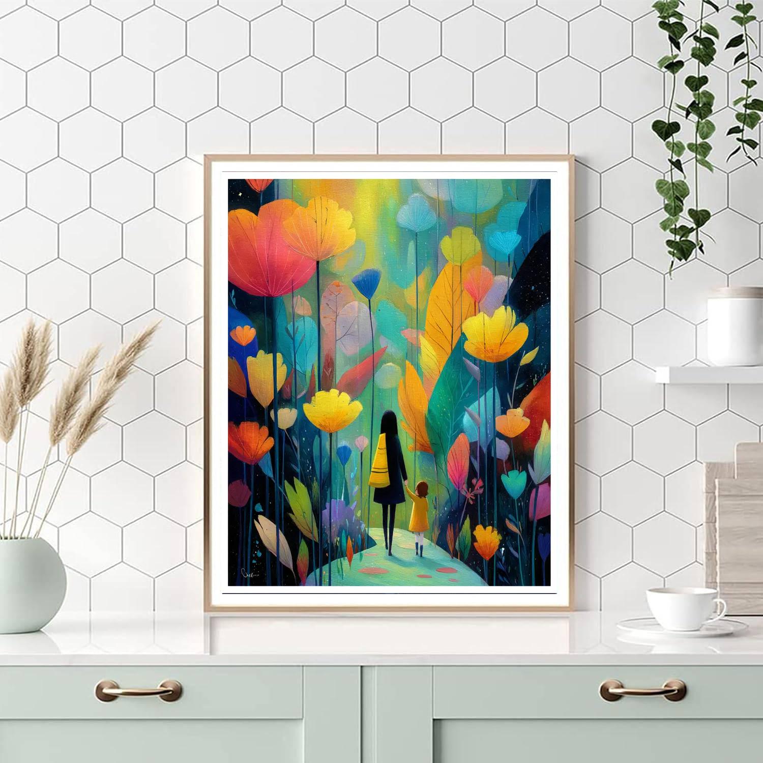 The Mother's Garden Of Dreams Paint By Number