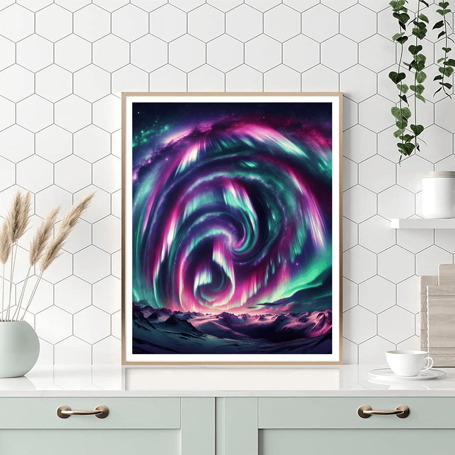 Fantasy Aurora Skies Paint By Number