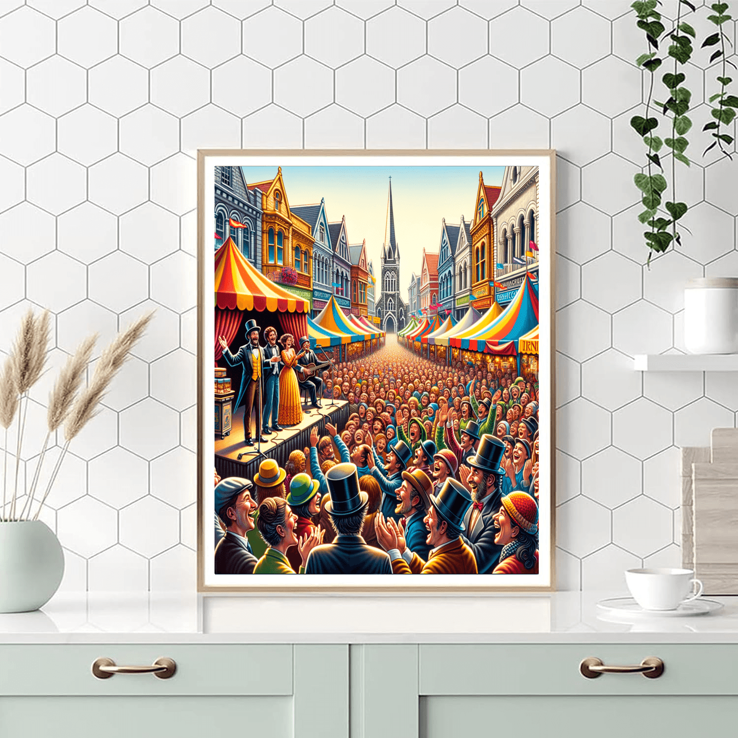 The World Buskers Festival Paint By Number