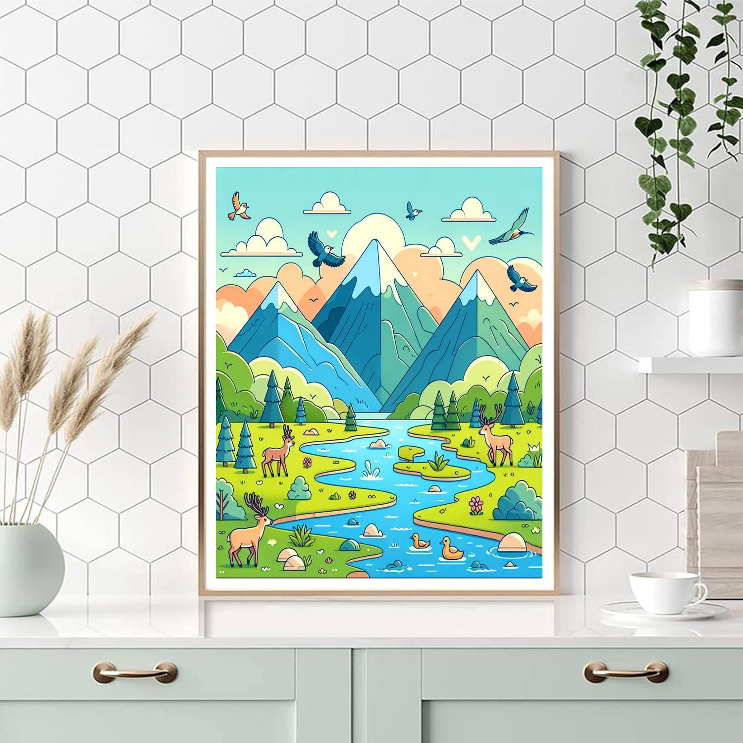 Artistic Adventures In Nature Paint By Numbers Kits