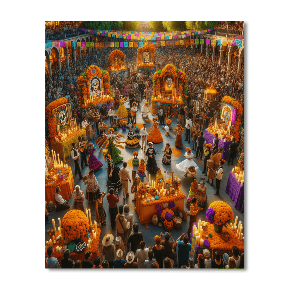 Dia De Los Muertos - Mexico Painting By Numbers Kit