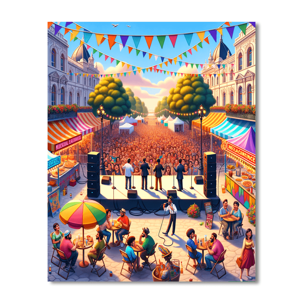 Montreal Comedy Festival - Canada Numbered Painting Kits