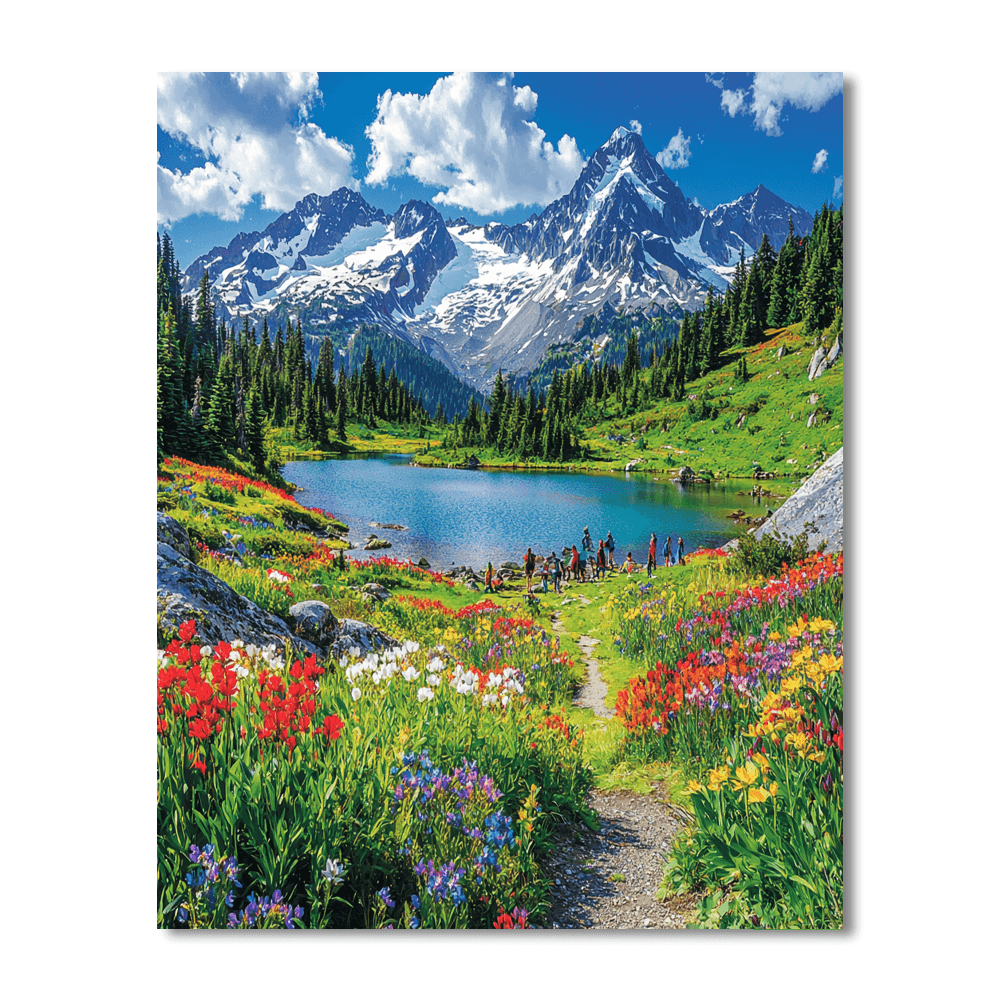 Banff National Park Painting By Numbers Kit