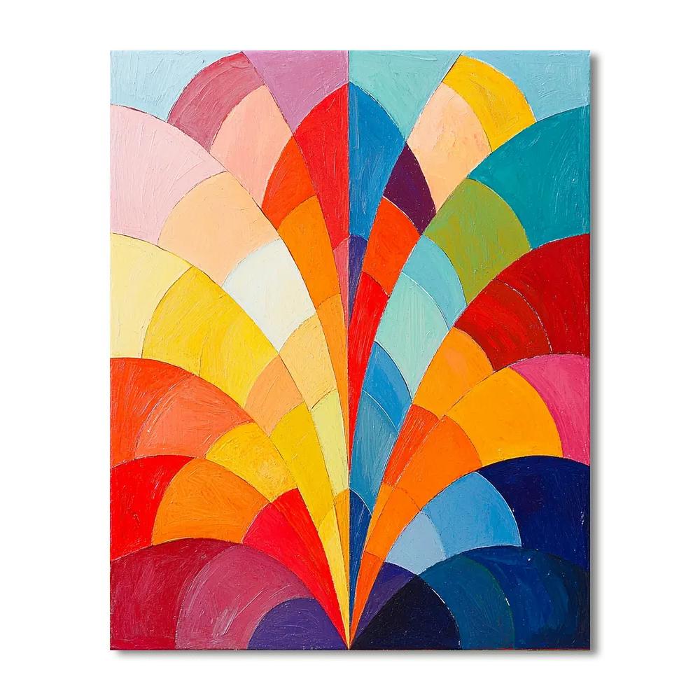 Paul Klee Inspired Luminous Patterns  Numbered Painting Kits