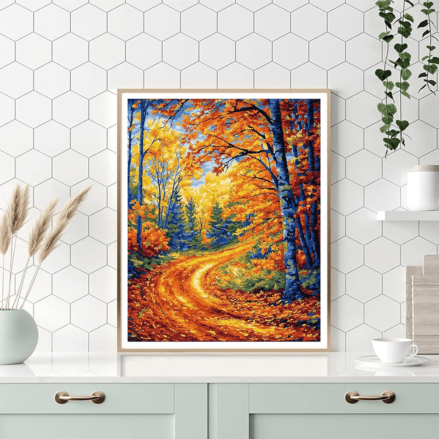 Vincent Van Gogh Inspired Rhythmic Autumn Dance  Paint By Numbers Kits