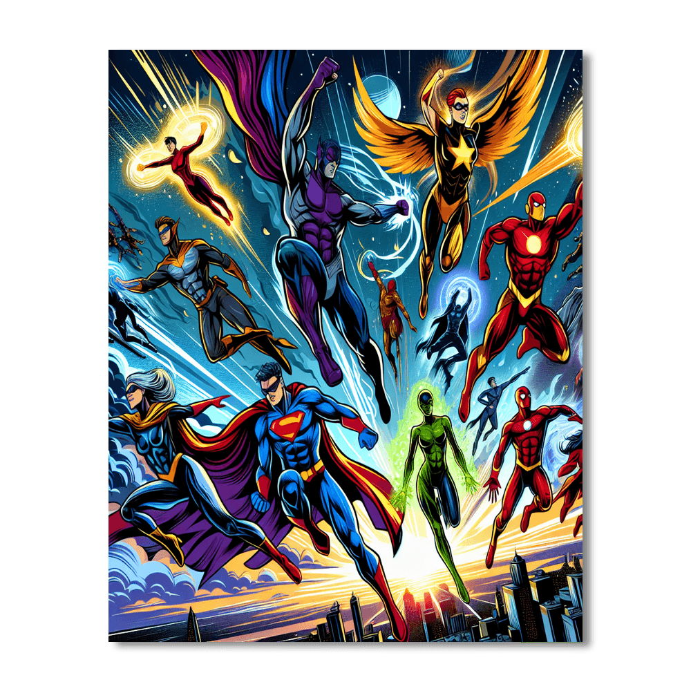 Marvel Universe Adventure Painting Number Kit