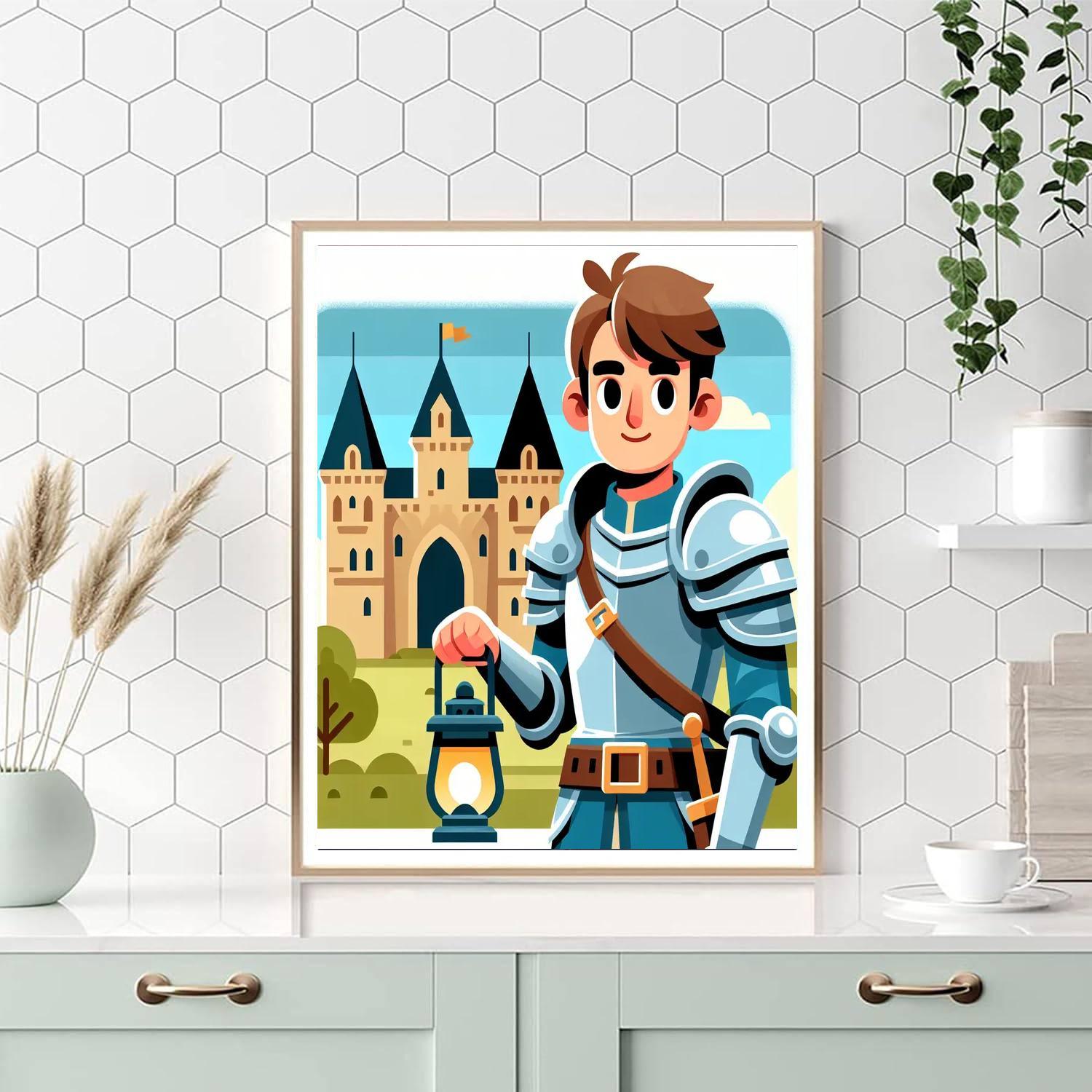 Medieval Castle Exploration Paint By Number