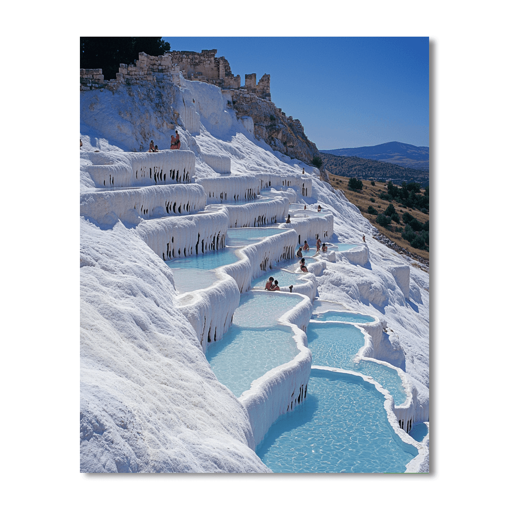 Pamukkale Thermal Springs Paint By Numbers