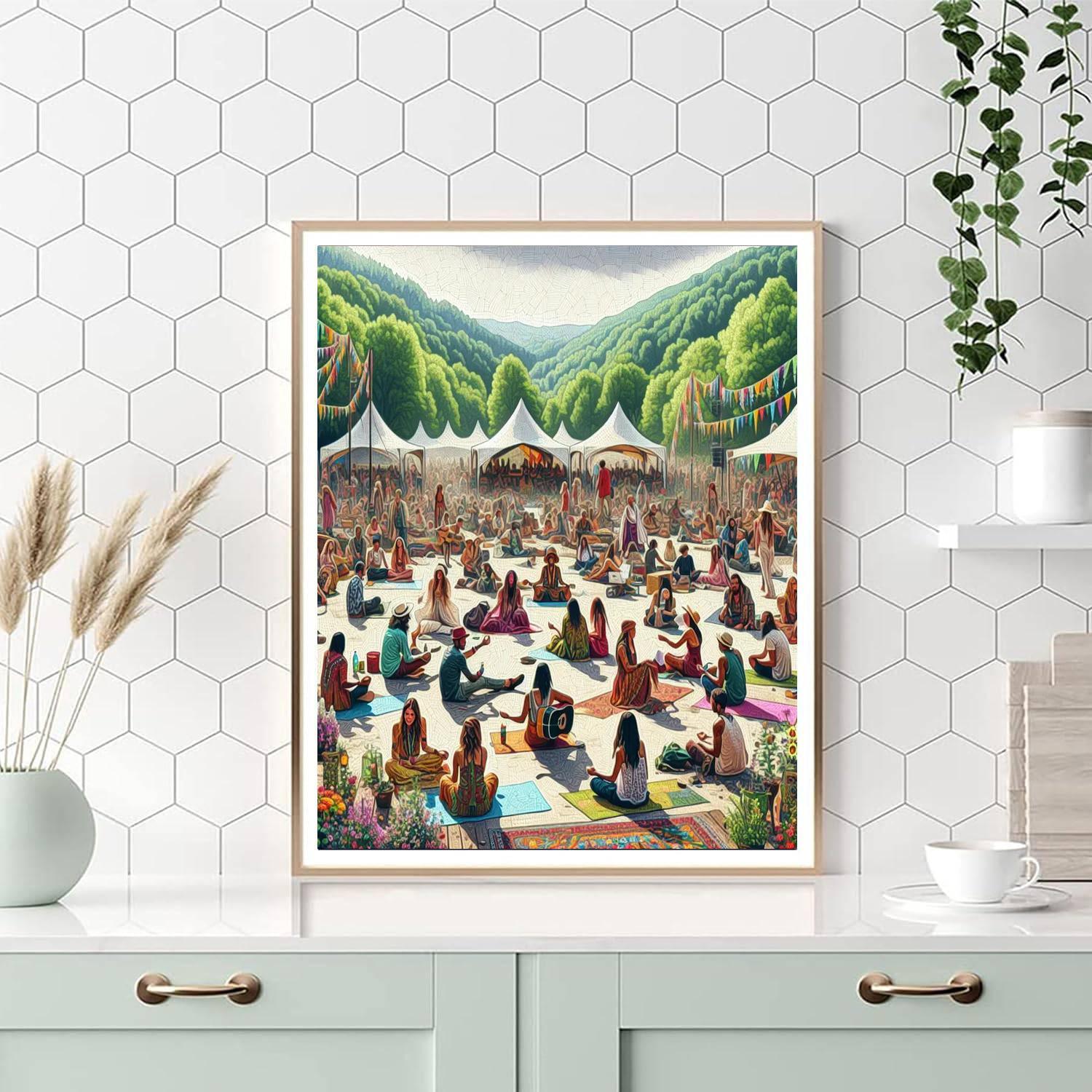 Wilderness Festival - England Numbered Painting Kits