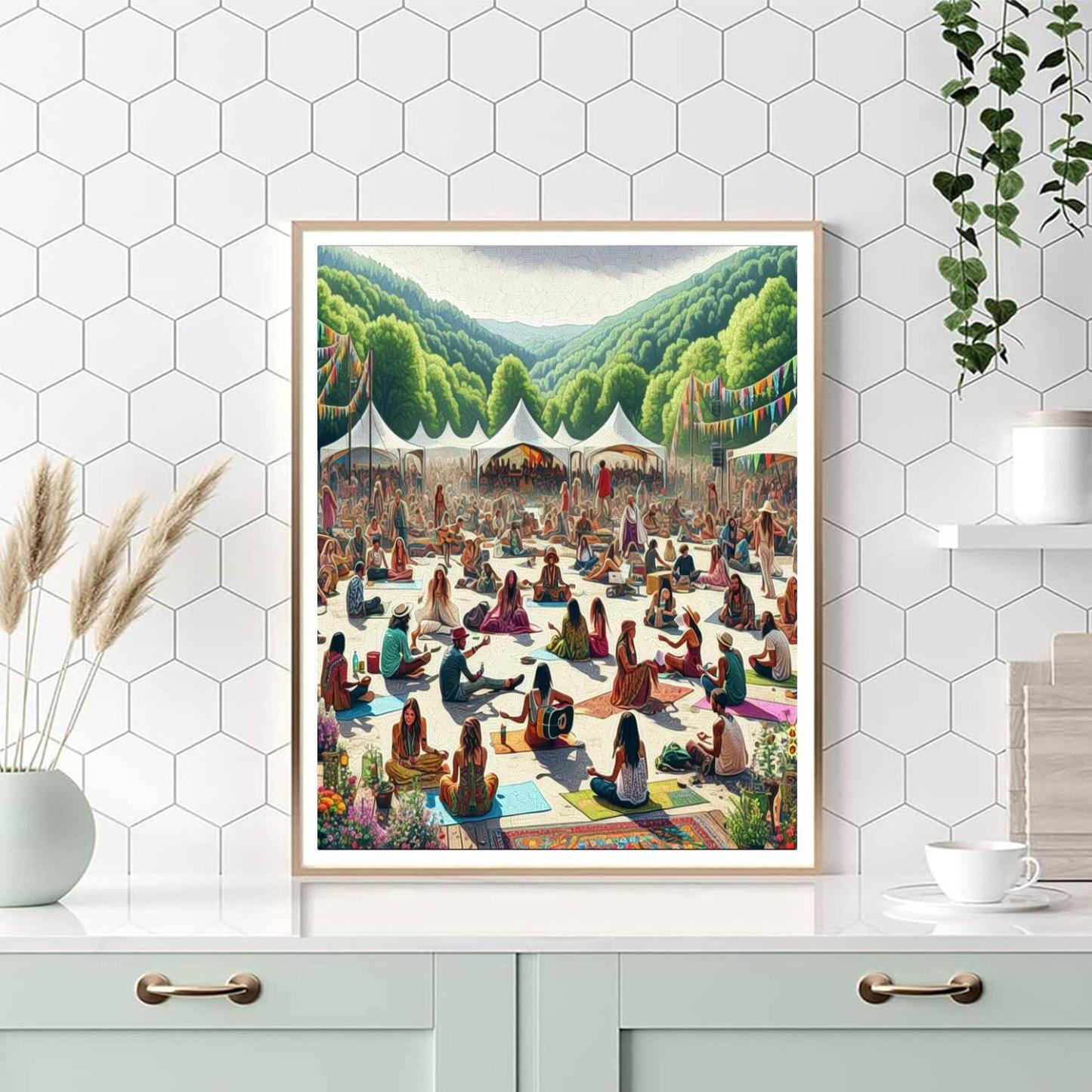 Wilderness Festival - England Numbered Painting Kits