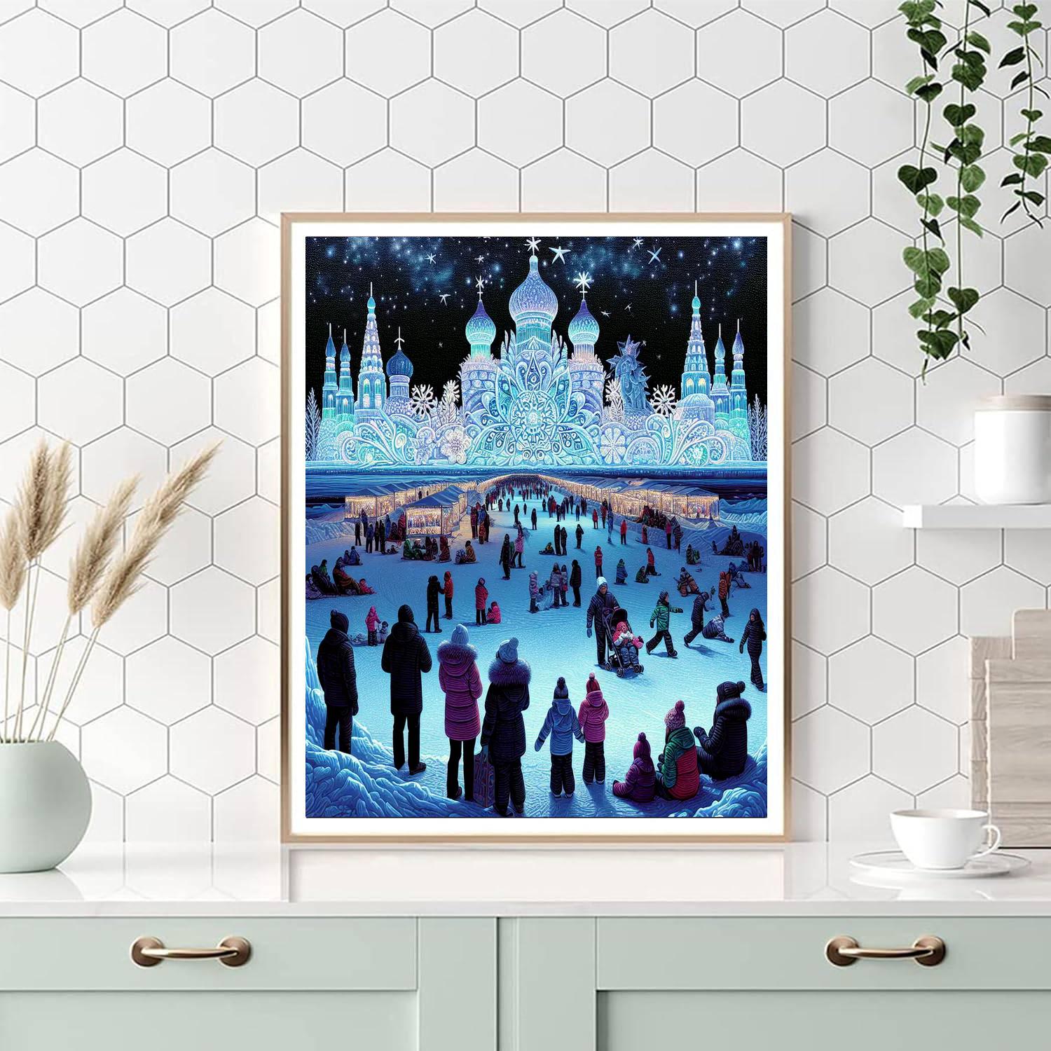 Snow And Ice Festival - Japan Paint By Number