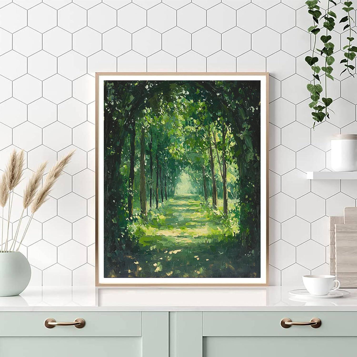 Caravaggio Inspired Shadows Of The Forest  Paint By Color