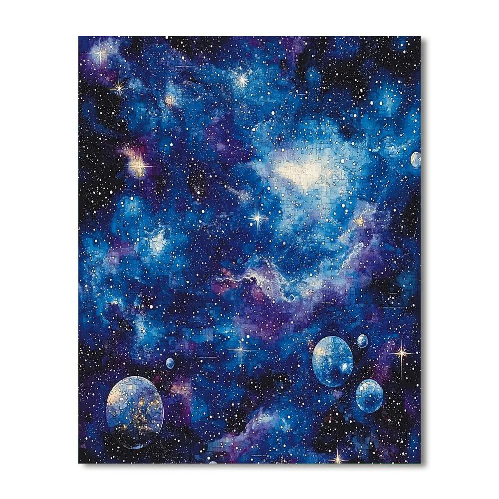 Georges Seurat Inspired Celestial Abundance  Paint By Numbers Art