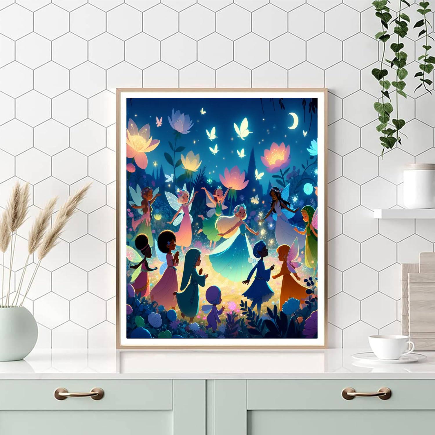Fairy Garden Gala Paint By Numbers Art