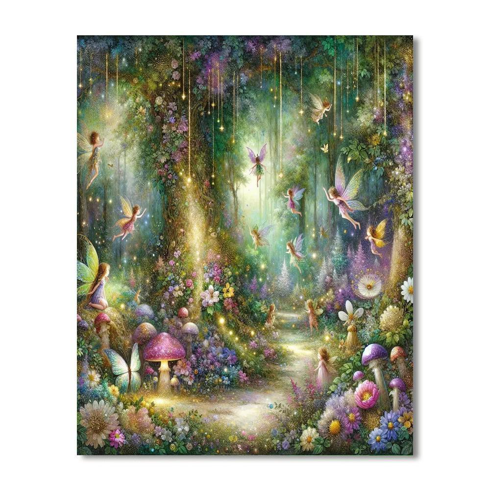 Ethereal Fairy Woods Painting By Numbers Kit