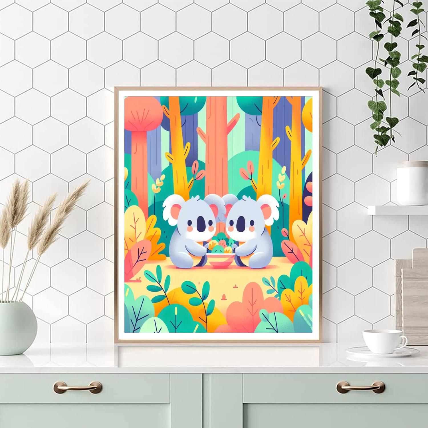 Kindness Koala Corner Painting By Numbers Kit