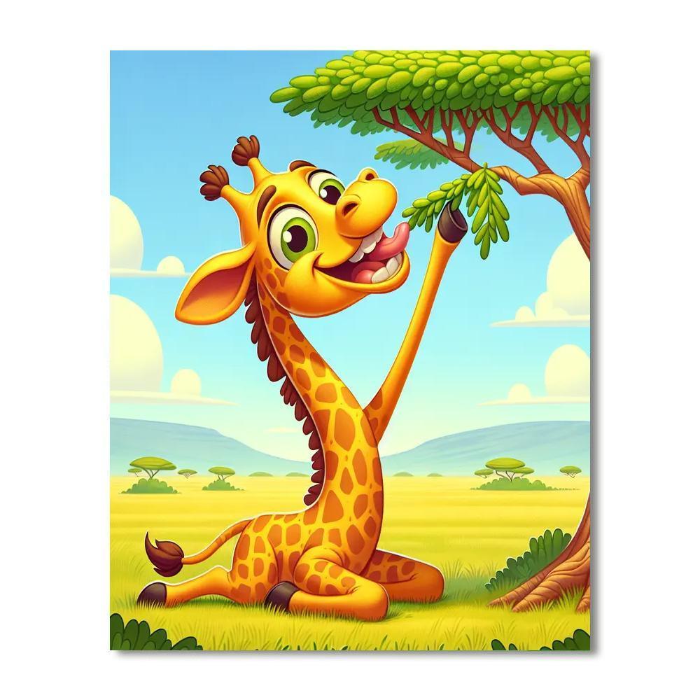 Sassy Giraffe Paint By Numbers Kits
