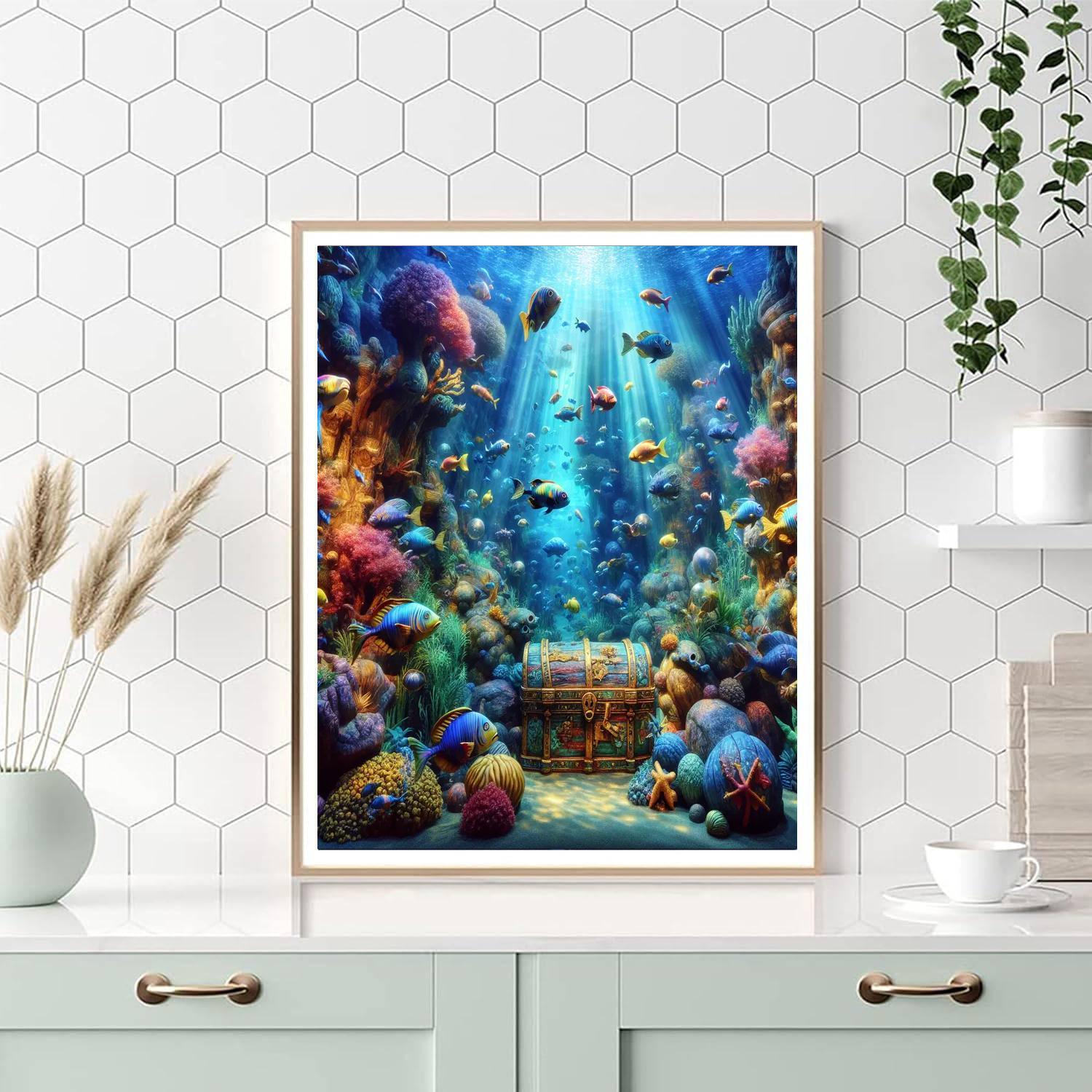 Oceanic Treasure Quest Paint By Numbers Kits