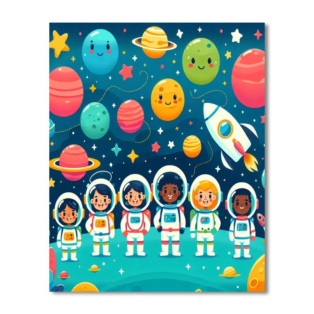 Creative Space Expedition Numbered Painting Kits