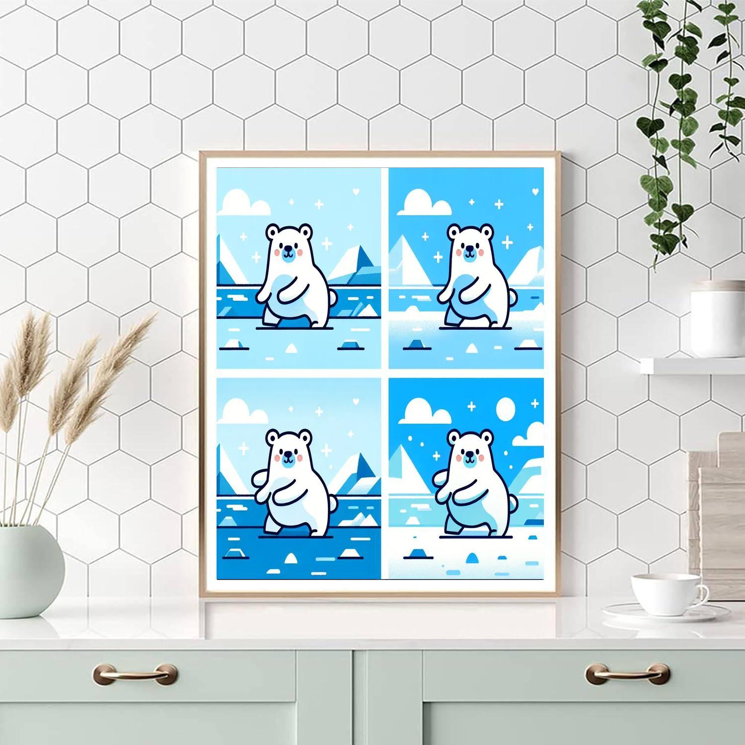 Arctic Adventures With Polar Bears Paint By Color