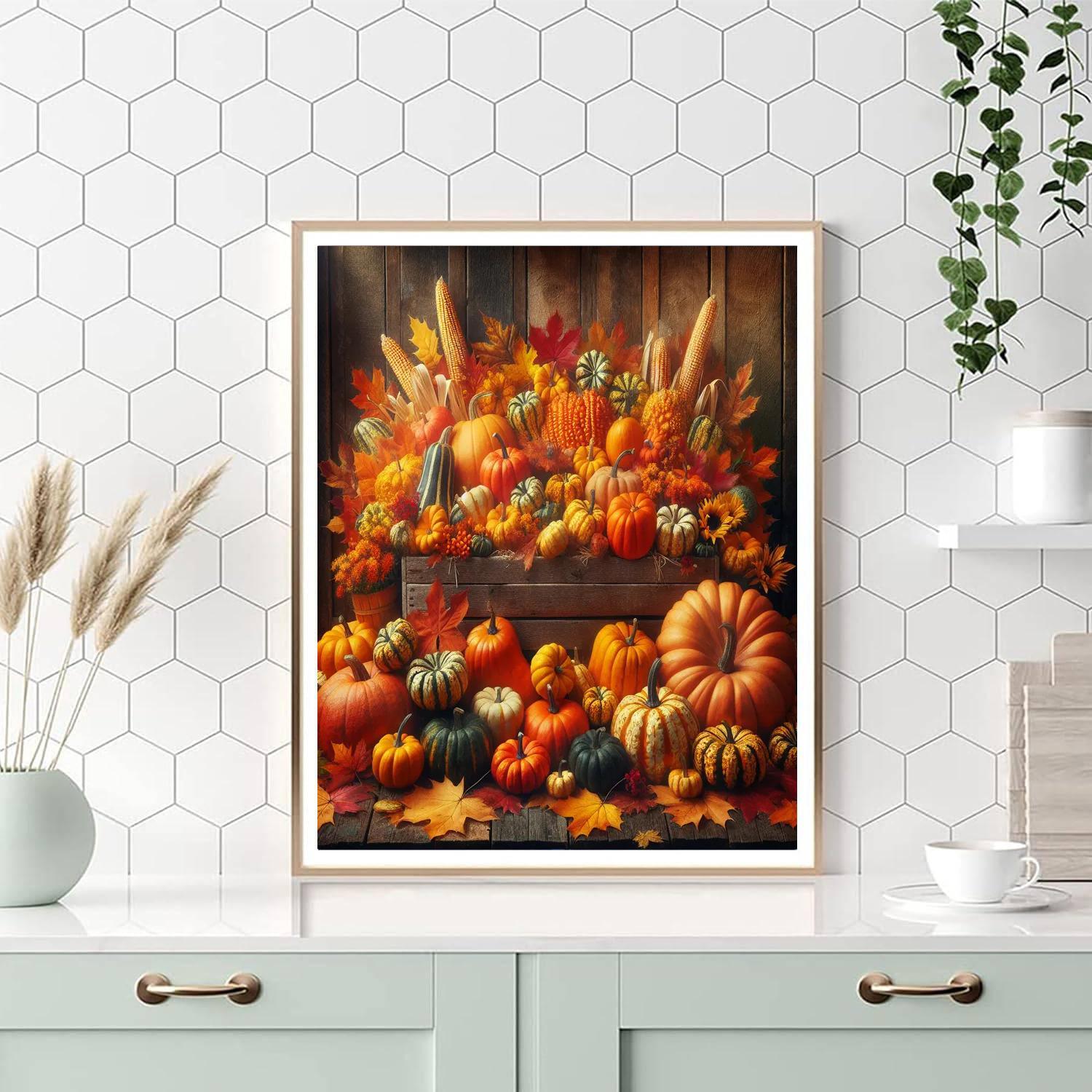Radiant Harvest Festival Number Painting