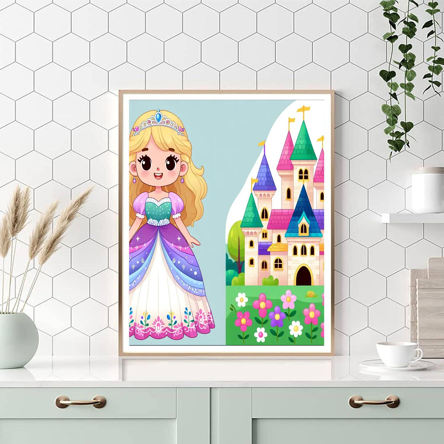 Royal Princess Party Paint By Numbers Art