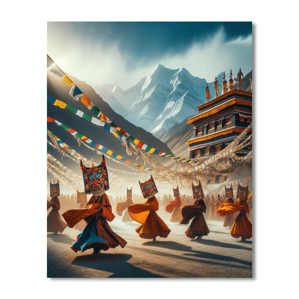 Hemis Festival - Leh Paint By Color