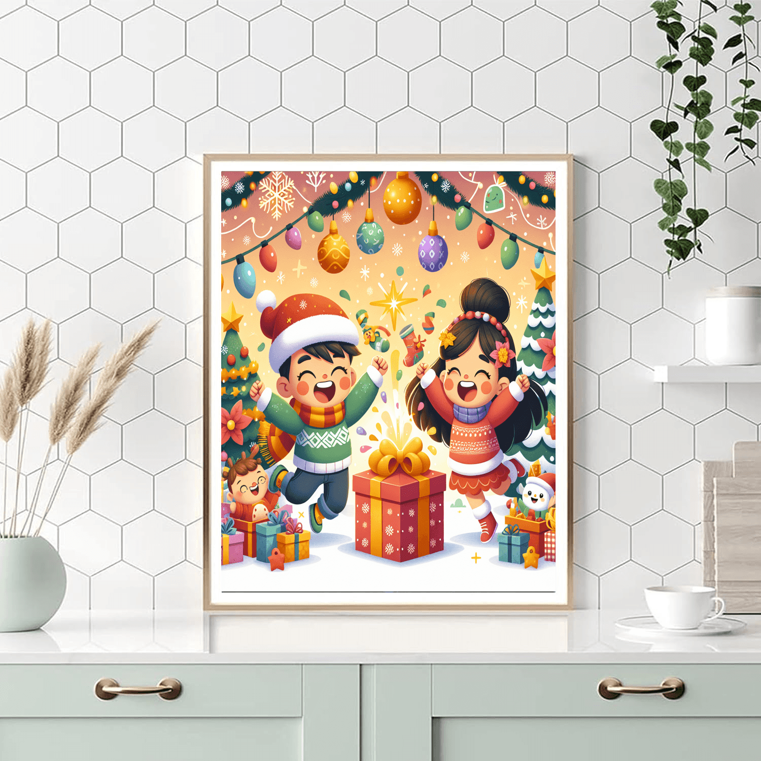 Festive Holiday Fun Painting Number Kit