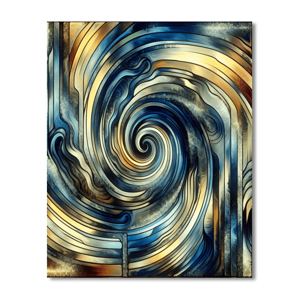 Sublime Abstract Reflections Painting By Numbers Kit