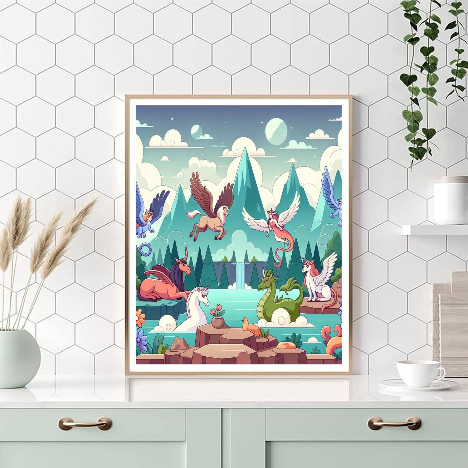 Mythical Journeys Number Painting