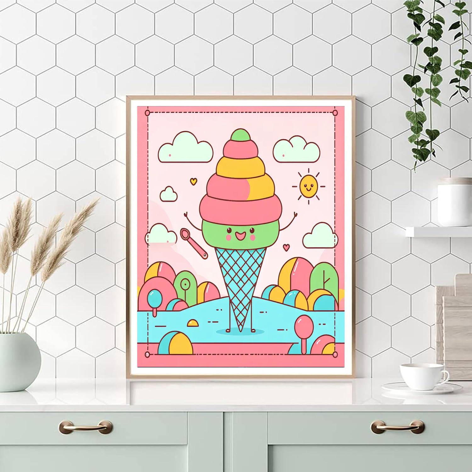 Ice Cream Dreams Paint By Number