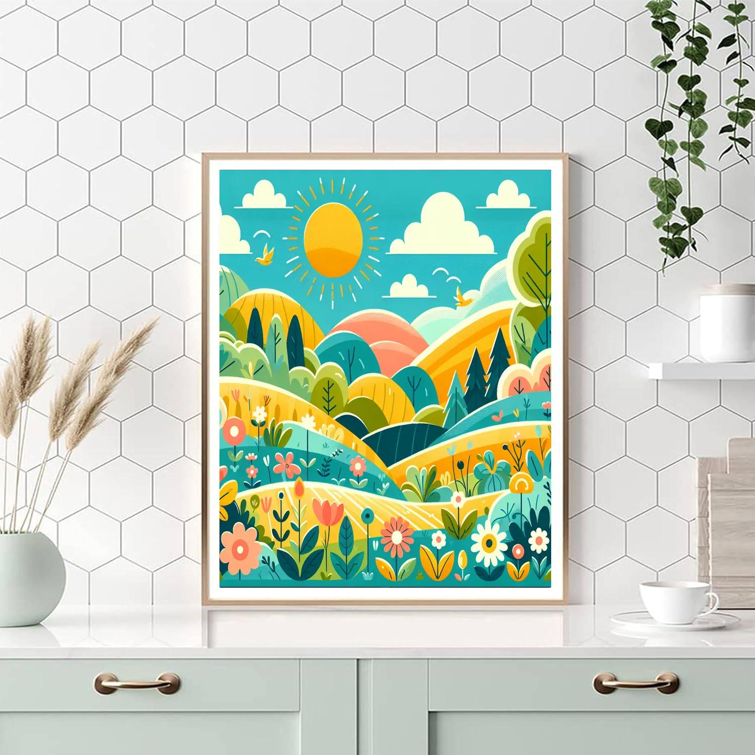 Nature's Paint Palette Paint By Numbers Kits