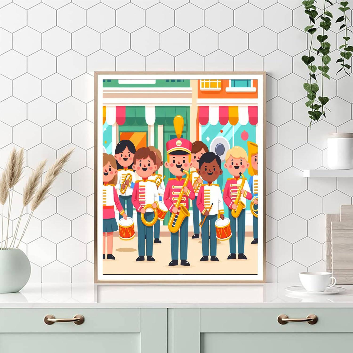 Musical Parade DIY Paint By Numbers