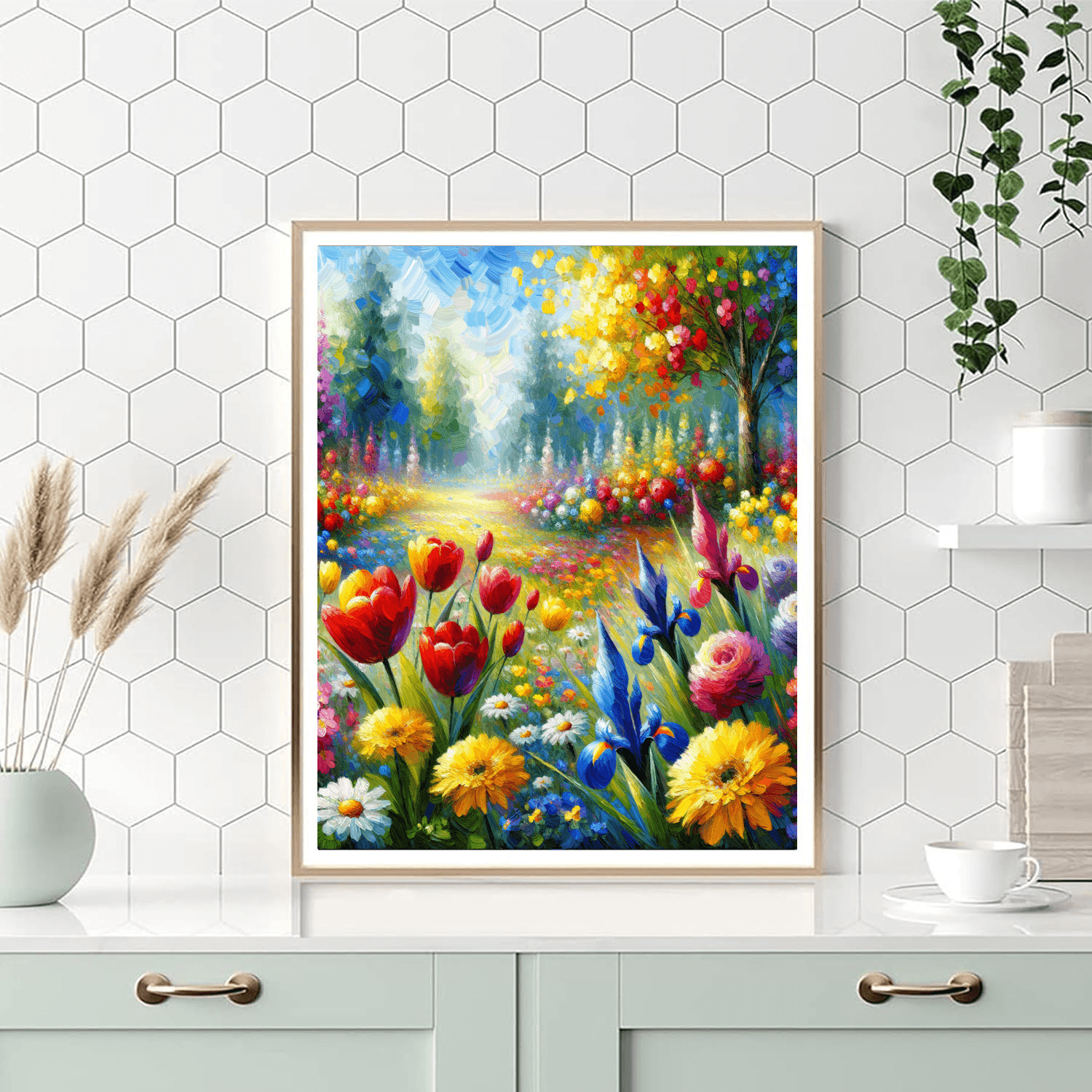 Joyful Spring Garden Paint By Numbers Kits