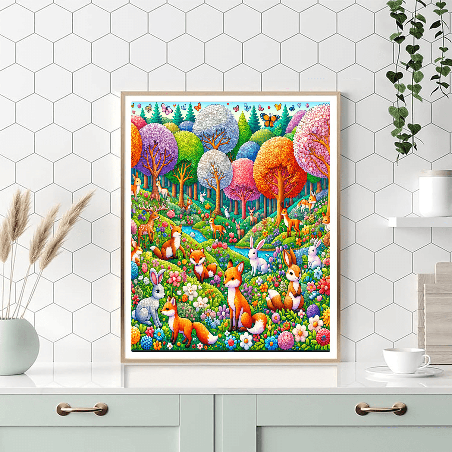 Fantastical Woodland Creatures DIY Paint By Numbers