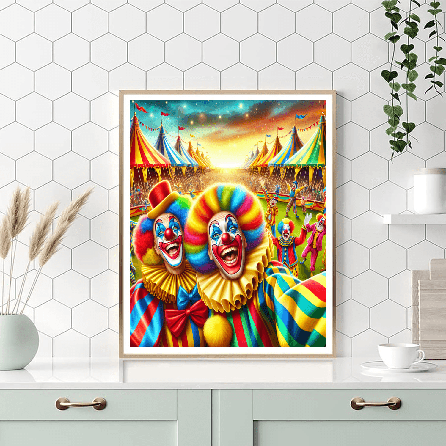 Whimsical Circus Daydream Painting By Numbers Kit