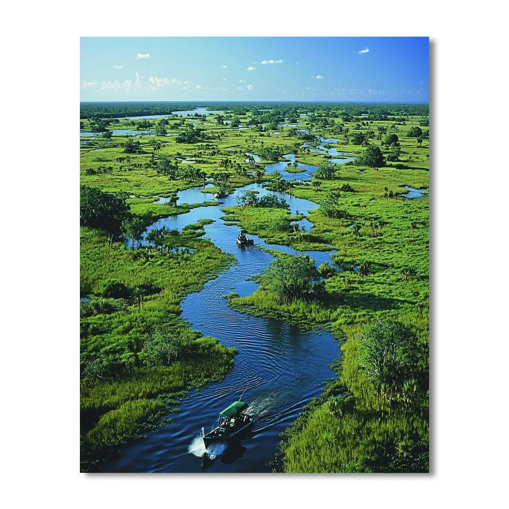 Everglades National Park - Usa Numbered Painting Kits