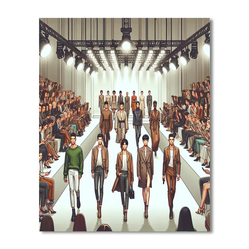 London Fashion Week - United Kingdom Number Painting