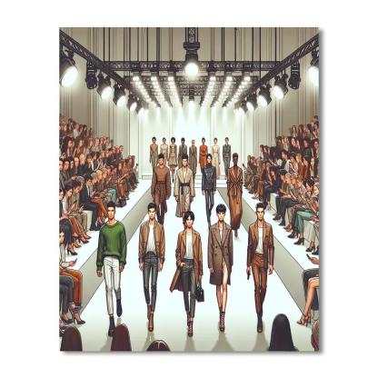 London Fashion Week - United Kingdom Number Painting