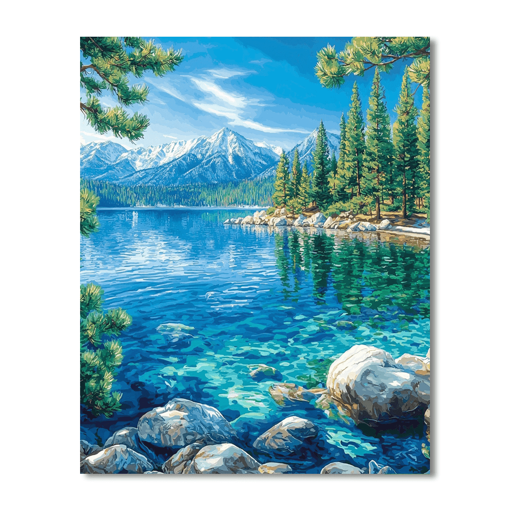 Lake Tahoe Paint By Numbers