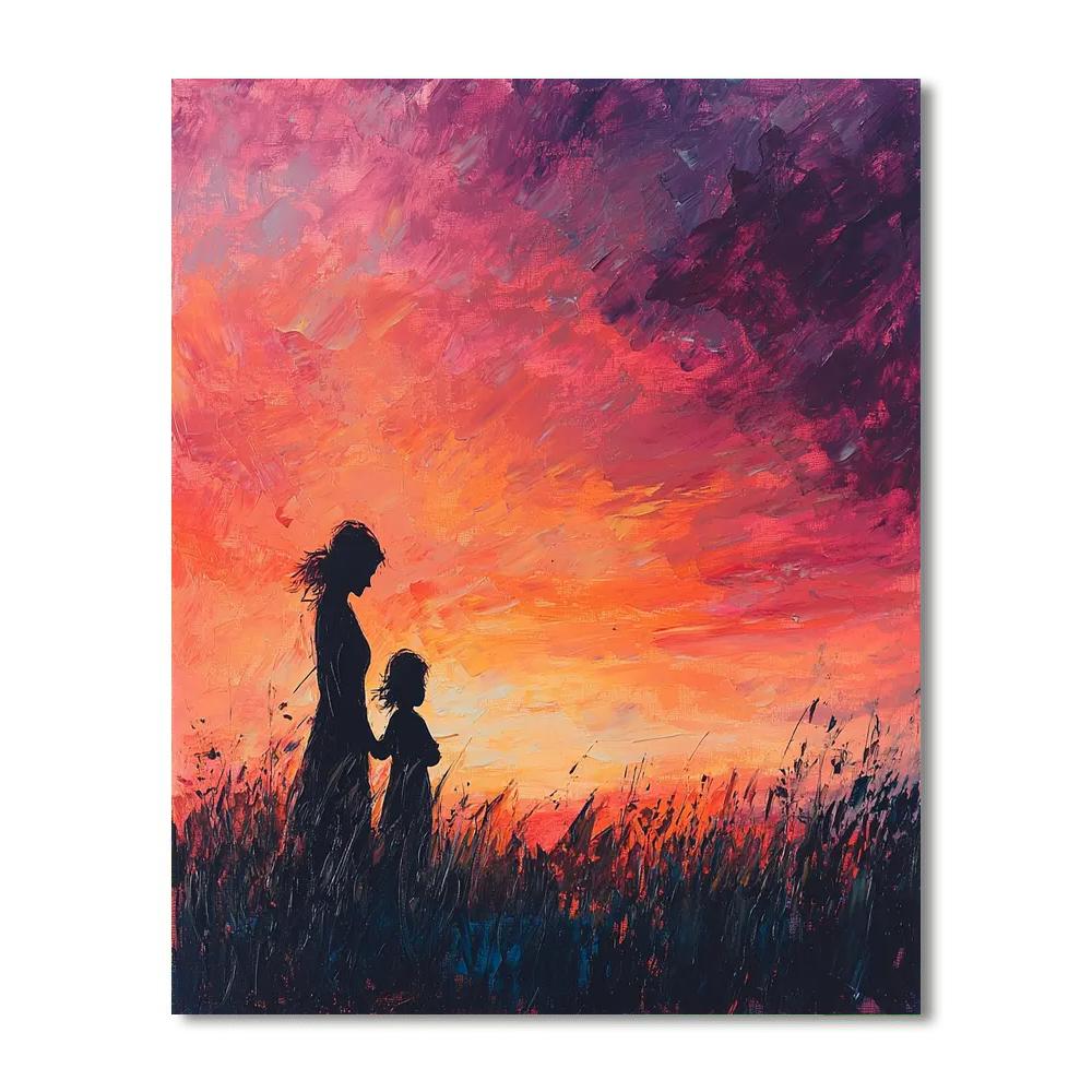 Sunrise Solitude Painting Number Kit