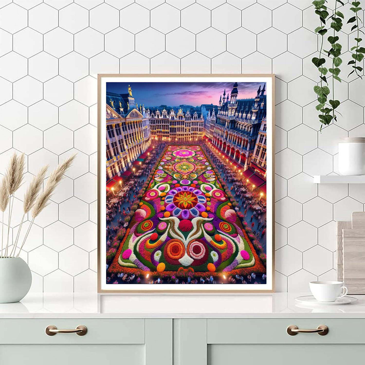 Brussels Flower Carpet - Brussels Paint By Color