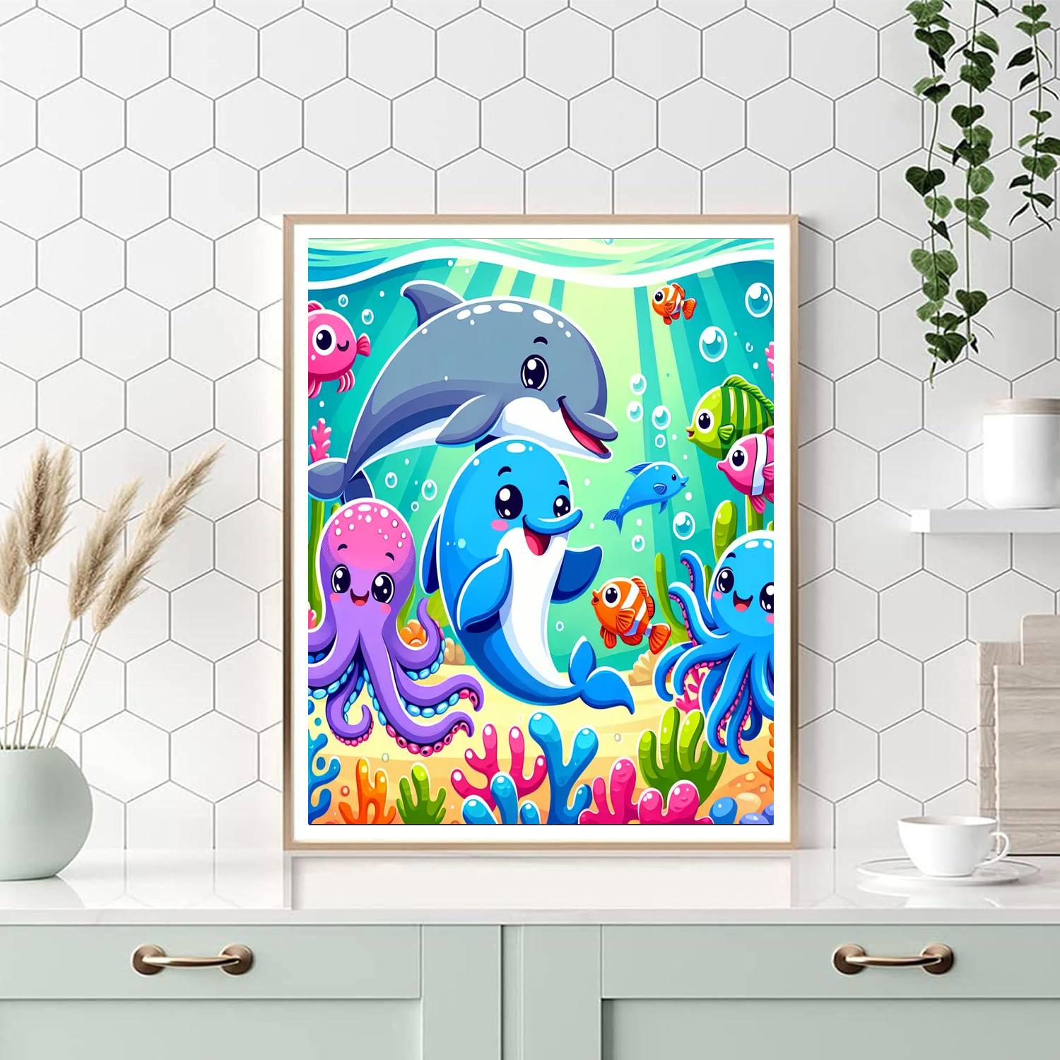 Curious Ocean Explorers Paint By Numbers