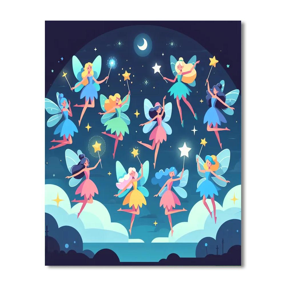Funky Fairyland Painting Number Kit