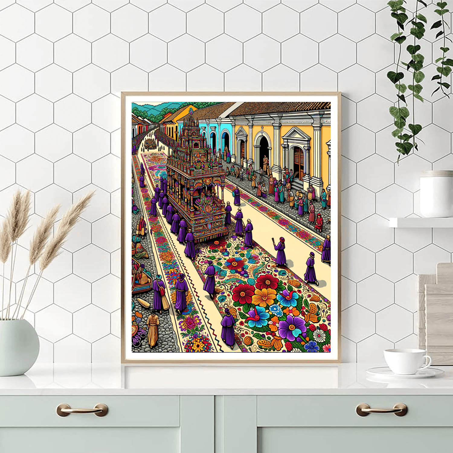 Semana Santa - Antigua, Guatemala Number Painting