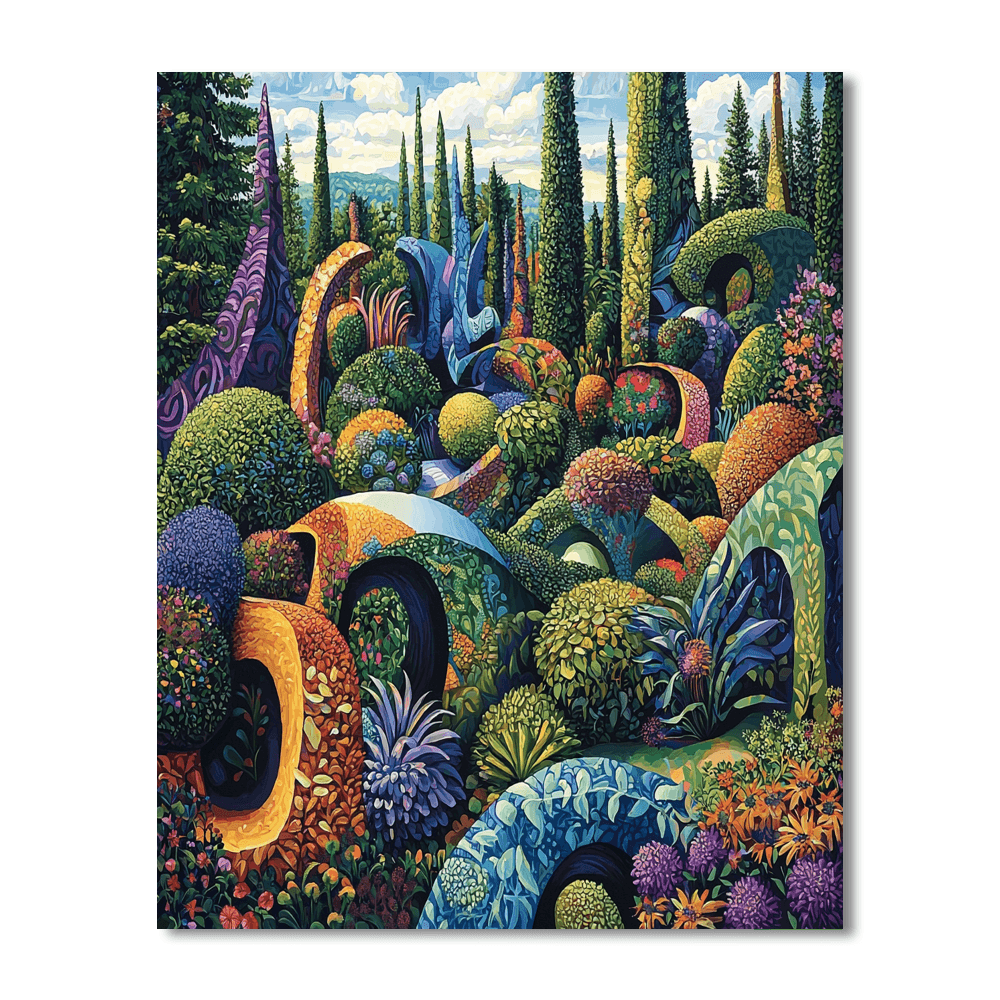 Mosaiculture, Montreal Painting Number Kit