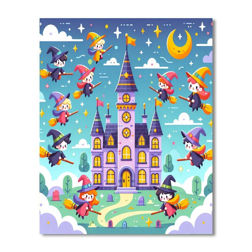 Wizard School Adventure Paint By Color